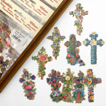 Floral Crosses Loose Easter Paper Scrap Pack
